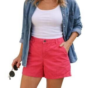 GAP Women’s 4 Pink Chino Shorts Cotton Canvas Casual Summer
